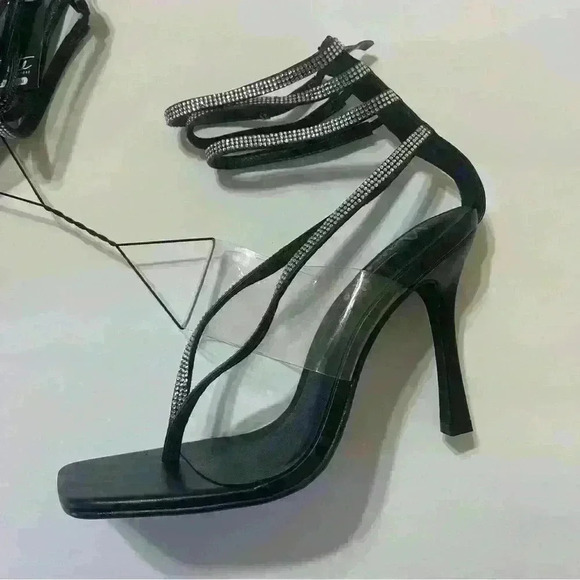 Nanette Lepore Women’s Heeled Sandals Black Size-9 New - Picture 3 of 12